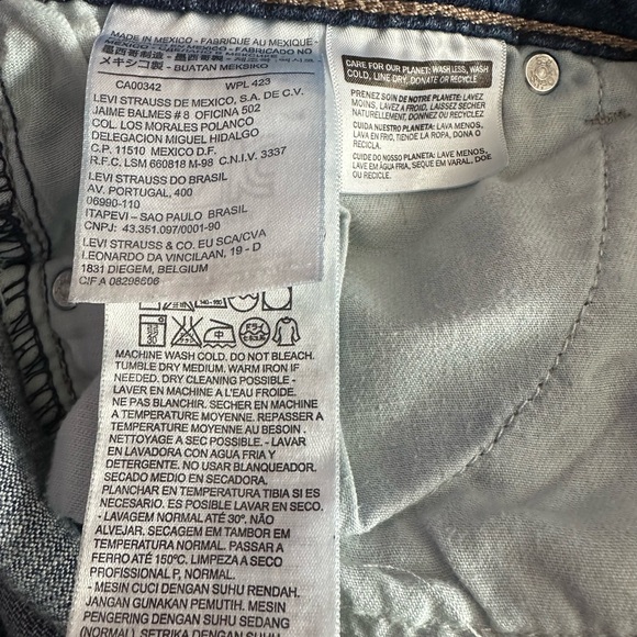 Levi’s womens 529 curvy bootcut blue jeans size 12 - Picture 5 of 10